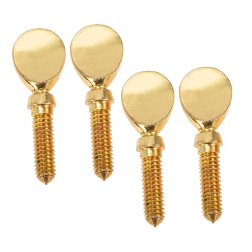OFFSCH 4Pcs Saxophone Neck Screw Replacement Durable Copper Screws for Alto Tenor and Soprano Saxophones Clarinets Easy Installation Elegant Finish Compatible with Various