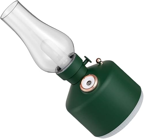 Retro USB noche luz humidificador vintage escritorio humidificador para dormitorio café bar colorido LED lámpara decorativa ajustable función de