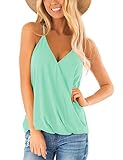 Halter Tops for Women Summer Tanks Spaghetti Strap Sleeveless Shirts Cute Spring Blouses 2023 S