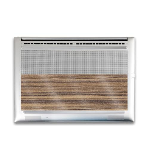 Image of Glossy Glitter Gaming Skin Compatible with HP Envy x360 16 inch (2023) - Dark Zebra Wood - Premium 3M Vinyl Protective Wrap Decal Cover - Easy to Apply | Crafted in The USA by MightySkins