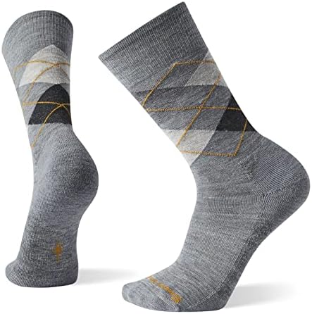 Smartwool SW0SW819E47L Everyday Diamond Jim Crew Socks Lunar Gray L