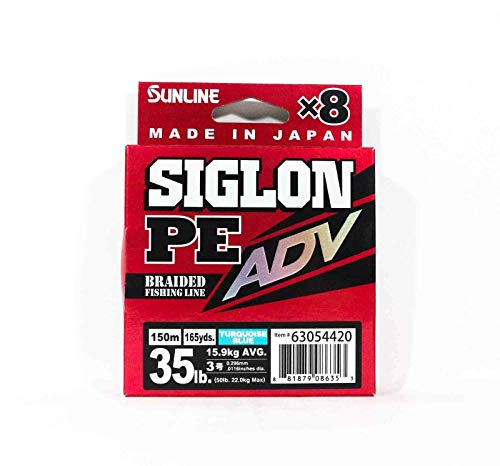 Sunline Bleu Siglon PE ADV fil de pêche 150 m idéal pour vos sorties en mer