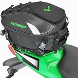 Mochila Baú Bagageiro Moto Expansivo 37L + Capa Proteção À Prova D'água Para Motocicletas (Verde)