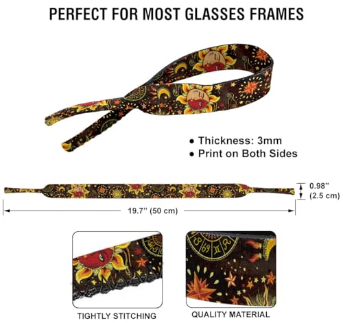 Image of WIRESTER Fashion Eyeglasses Strap, Floating Sunglass Holder Strap, Safety Flexible Neoprene Eyewear Retainer for Men Women