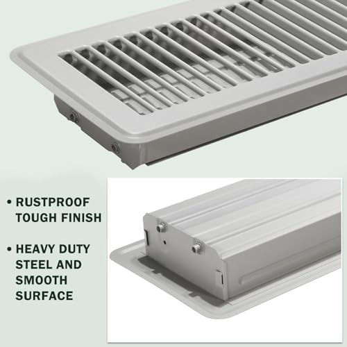 Grilles d'aération de plancher en acier pour harmoniser l'air de votre salon - 4