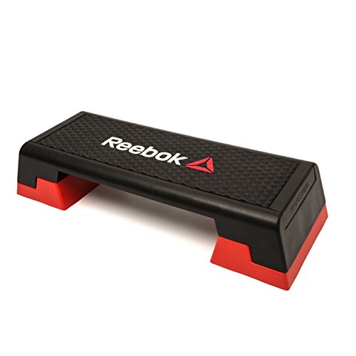 Image of Reebok Fitness Multipurpose Adjustable Aerobic and Strength Training Workout Step Platform for HIIT, Cardio, and General Sessions