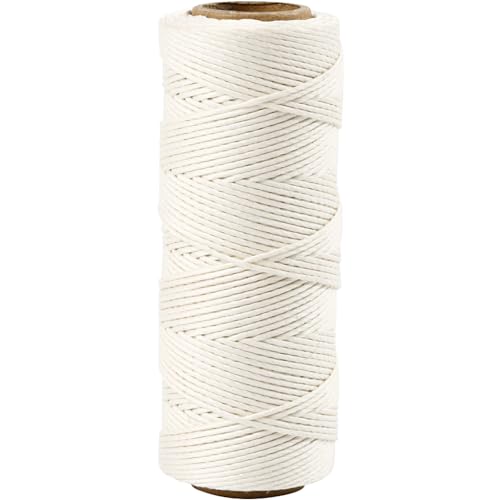 Creative 503481 Cordon en bambou Blanc 65 m Épaisseur 1 mm