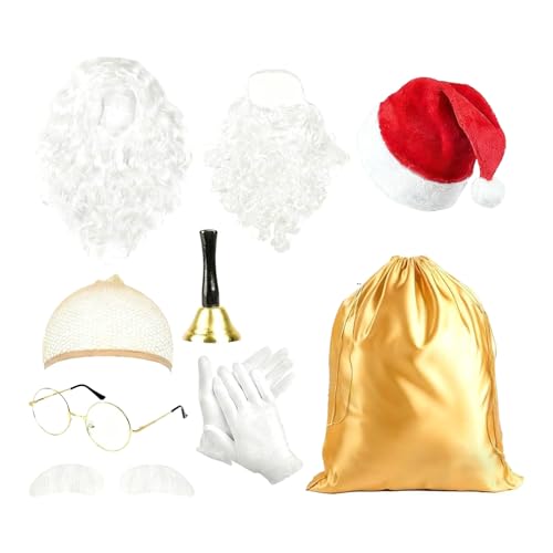 Costume de Père bonnet perruque barbe pour réunion plein air