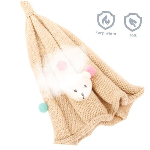 NOLITOY Adorable Woolen Pointy Hat Cozy Cartoon Design for Autumn Keeps Warm Cold Weather Great Present4