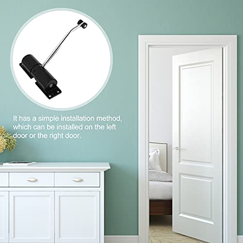 2Sets Stainless Steel Simple Automatic Door Closer Safety Heavy Duty Door Closer Screen Door Closer Fire Door Closer Automatic Door Connector For Home Shopping Mall #TOP6