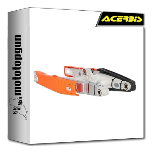 Couvercle fourche Teketmagnet Acerbis orange pour KTM EXC 300 TPI 2018-2022