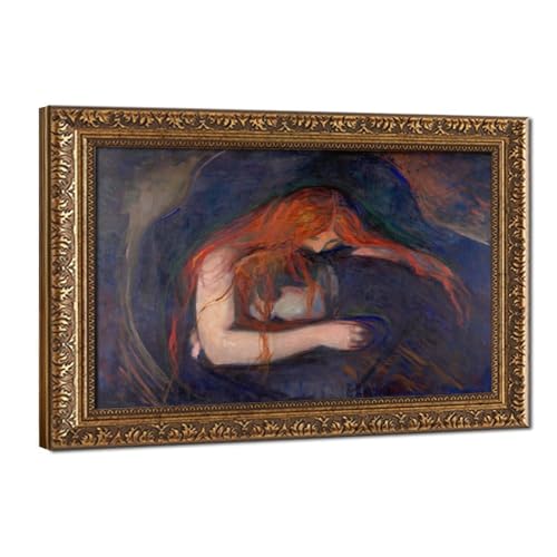 Impression sur toile Love And Pain de Munch pour la décoration du bureau