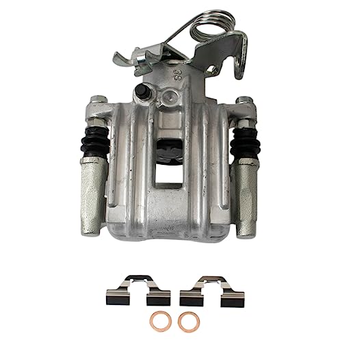 Image of TRQ Rear Left Brake Caliper w /Bracket Drivers Side