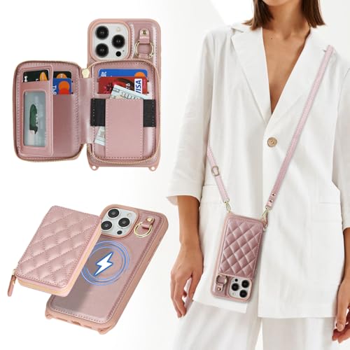 Cavor �Ή�iphone15Pro Max�P�[�X�蒠�^iphone15Pro Max�P�[�X�V�����_�[ MagSafe�P�[�X�X�g���b�v�t���N���X�{�f�B���|�� �񂩂� �΂߂��� 2�s�[�X�^ ���z�^�J�o�[�y���E�J�z2-in-1���E�\�A�C�t�H��15 Pro 