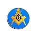 Masonic Blue Blue Lodge Fine Aluminum Auto Decal Car Emblem For Masons