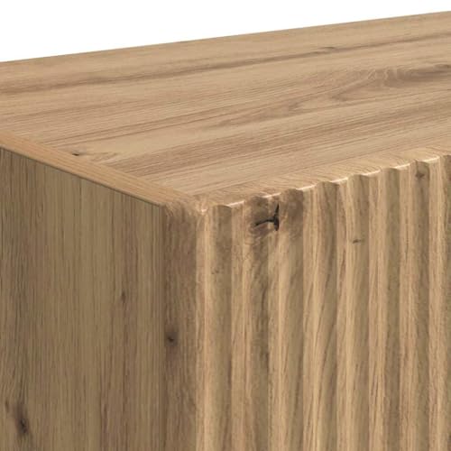 Miniatura 6 de Vidaxl Mueble De Tv Montado En La Pared 2 Pcs Roble Artesanal, Muebles De Sala, Solución Moderna De Almacenamiento, Estantes Montados En Pared, Centro De Entretenimiento Funcional