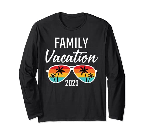 Family Vacation 2023 - Beach Summer Matching Manga Larga