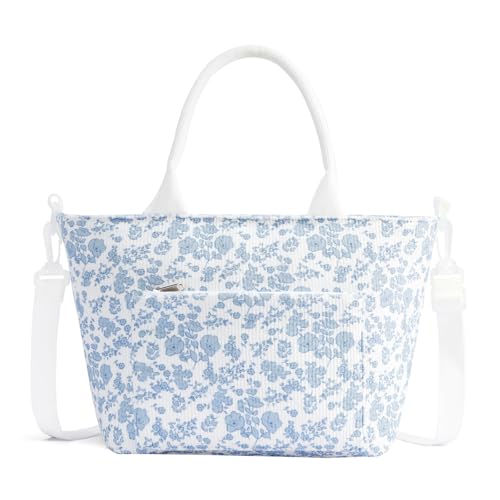 Lunch Bag for Women Adult Large Insulated Lunch Box Girl Cute Corduroy Lunch Tote Bags Reusable Leakproof Cooler Work Picnic