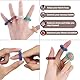 Akupressur Ringe Set - 30PCS Massageringe für Finger Akkupressurringe, Massage Ring für Stress Reduzierstück und Förderung der Durchblutung, Fingermassage oder Zehenmassage
