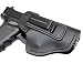 MAYMOC The Defender Funda de Cuero IWB para S&W M&P Shield -...