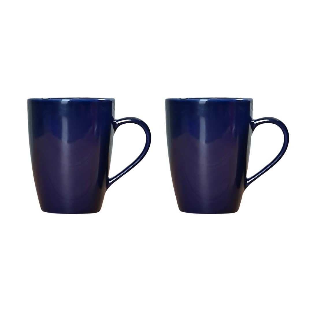Femora Ceramic Coffee Mug - Set of 2(360ml) Multi - Color Tea Cups, Stackable, Chip Resistant, Large Serving Coffee Cup, Ideal Coffee Mug for Gift - Blue (Color May Vary) (B0CXY54NVZ) Amazon Price History, Amazon Price Tracker