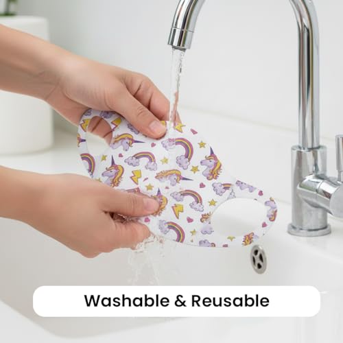 Image of Yugan Anti Pollution Reusable and Washable Face Mask for Adult, Unisex, Soft Breathable Oxford Fabric (Black)