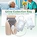 Condom Catheters for Elderly Men Age 80, External Catheter with 2 Urine Collection Bags, Portable Silicone Urinals for Men Reusable (Grey-Elderly Men)