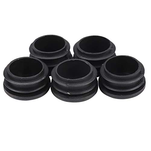 Kipebep Black Embout De Tube Rond en Plastique De Diamètre 35Mm pour Obturateurs De Diamètre 35Mm Cover