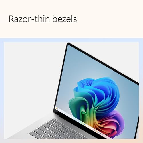 Image of NEW Microsoft Surface Laptop (7th Edition) - Windows 11 Home Copilot + PC - 15 inch LCD PixelSense Touchscreen - Qualcomm Snapdragon X Elite (12 Core) - 16GB RAM - 256GB SSD - Platinum - ZHG-00023