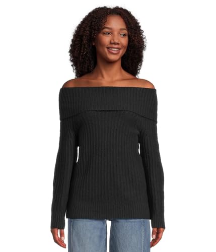 Madewell Women's Marl Cozy Cotton Richmond Off-The-Shoulder