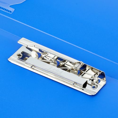 Image of Solo FC Punchless Lever Clip File | Transparent Pocket, Office Document File Folder for Papers & Projects, Display Presentation Organizer Plastic File for Certificates & Portfolio