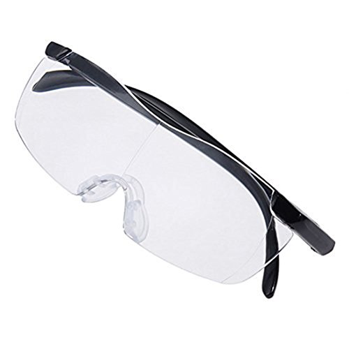 2Pcs Plastic Glasses 1.6X Magnifying Presbyopic Eyewear Makes Everything Bigger and Clearer