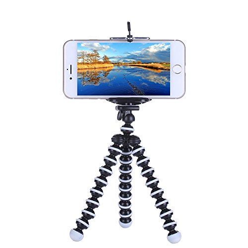 Rienar Octopus Style Flexible Portable and Adjustable Tripod Stand Holder for Small Camera