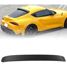 Rear Roof Spoiler, Compatible with 2020-2026 Toyota GR Supra A90 A91, PolypropylenePP IKON Style Matte Black Car Window Top Spoiler Lip Wing