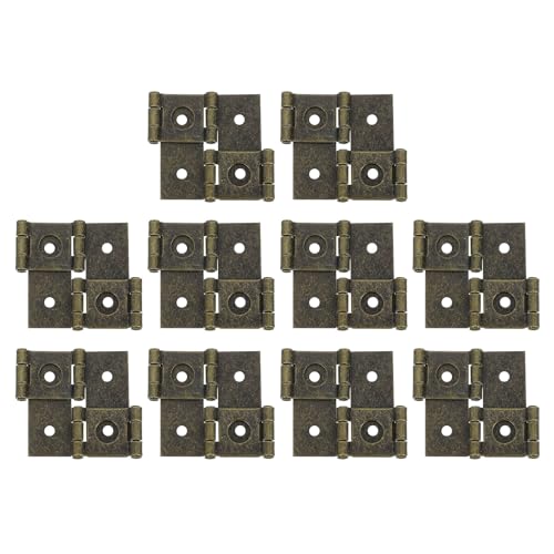 Charnières à double action 5,4 cm bronze rétro pour porte de placard pliant
