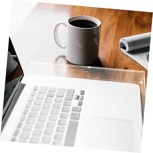 Funda protectora para teclado transparente ideal para mantener limpio tu escritorio de casa 6