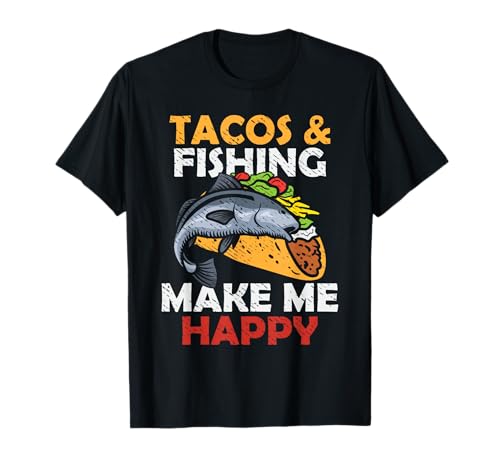 Tacos Fishing Fisherman T-Shirt