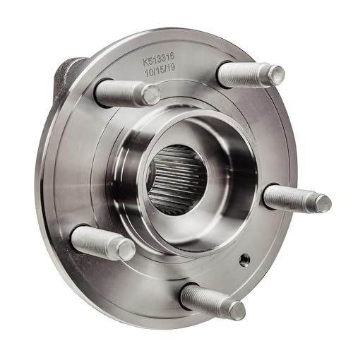 Image of Detroit Axle - Pair Rear Wheel Bearing and Hubs Assembly for 2013 2014 2015 2016 2017 Cadillac ATS w / 5 Lugs