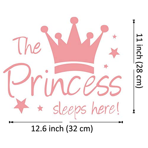 Maydahui 2 PCS Vinilo Decorativo Prince/Princess 12.6 Pulgadas miniatura 2