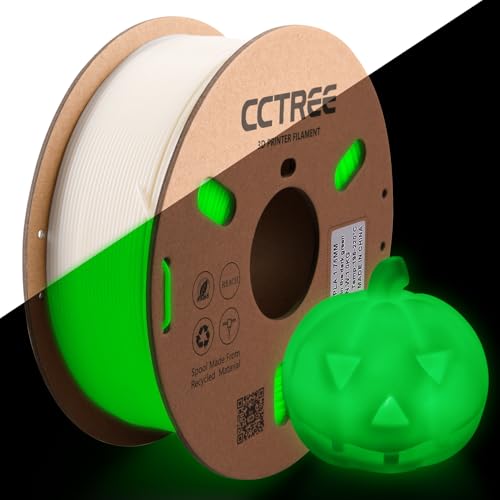 Filament CCTREE PLA Plus Zielony Świecący w ciemności (GREEN GLOW)