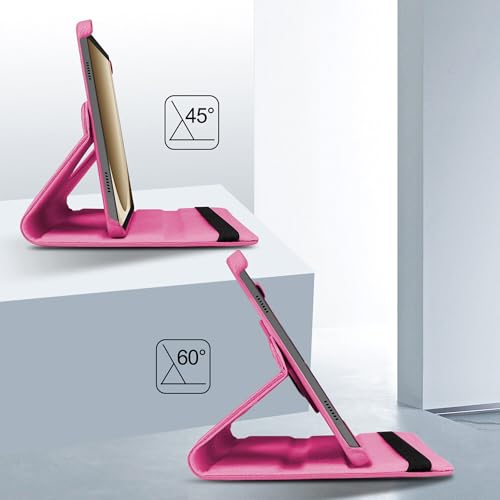 Image of TGK 360 Rotatable Flip Cover for Samsung Galaxy Tab A11+ Plus 11 Inch 2025 Case /Galaxy Tab A9 Plus 2023 (Hot Pink)