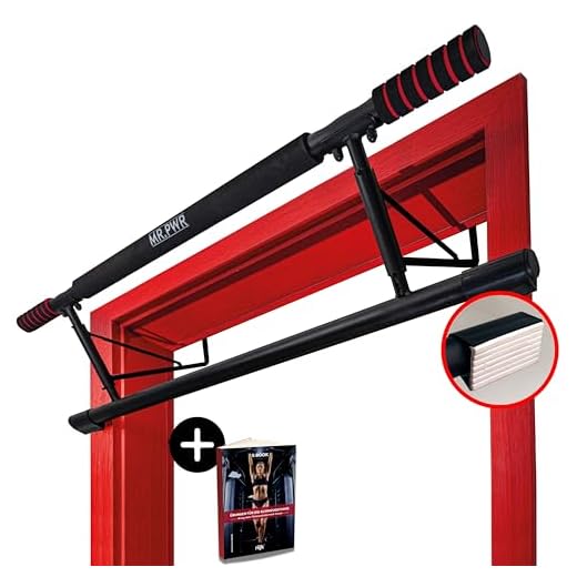 riijk 3 i 1 premium pull-up stång dörr & dippstänger och push-handtag | 20 cm höjd för fulla pull-up bar | lyftstation och dragstång | reckstång | pull-up stång dörrram utan skruvar