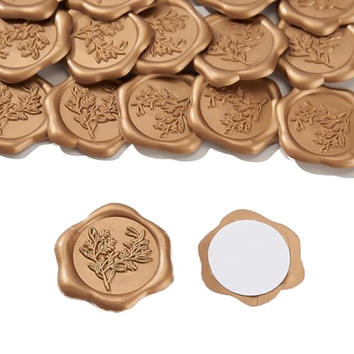 20 Stück Wachssiegel Selbstklebends, Wachssiegel Hochzeit, Vintage Goldene Wachssiegel Selbstklebend, Fertige Wachssiegel Selbstklebend, Für Einladungen, Umschläge, Geburtstage und Partys 20 Stück Wachssiegel Selbstklebends, Wachssiegel Hochzeit, Vintage Goldene Wachssiegel Selbstklebend, Fertige Wachssiegel Selbstklebend, Für Einladungen, Umschläge, Geburtstage und Partys