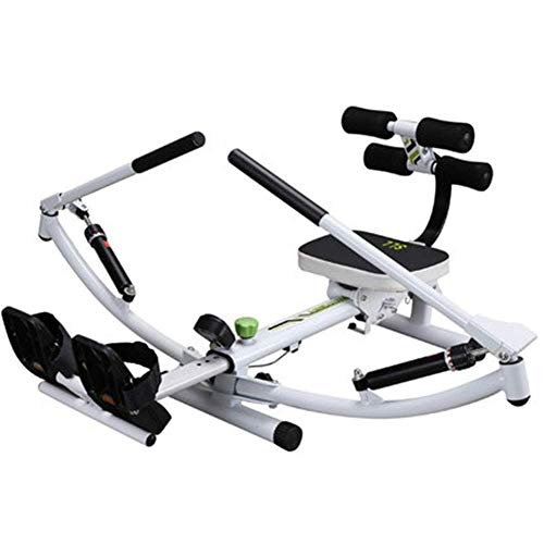 Image of Home Rowing Machine Rowing Machines for Home use Foldable Hydraulic Rowing Machine 12 Level Hydraulic with LED Monitor 100KG Capacity Workout Equipment for Home Gym