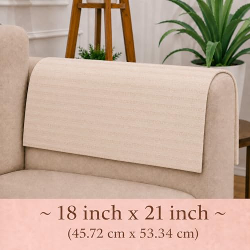 Image of STITCHNEST 'Nomad Weave Collection' Sofa Armrest Cover | Elegant Jacquard Fabric, Washable & Durable for Modern Living (18 x 22 Inches) 63