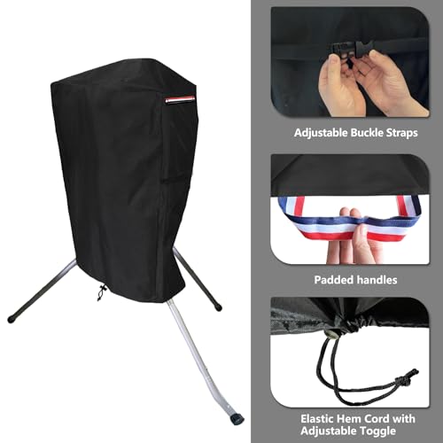Pitching Machine Cover,Universal Heavy-Duty Weatherproof Protection for Baseball/Softball Pitching Machines,Fits Single-Wheel and Multi-Speed Models,Indoor and Outdoor Use by Exokugo - Used condition - Image 3