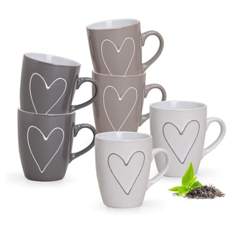 matches21 Big Cups Set with Heart Design Cover