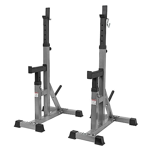 Valor Fitness BD-2 Independent Bench Press Stands with Adjustable Uprights and Safety Catches