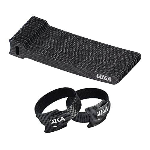 Gizga Essentials Reusable Cable Ties Strap With Double Sided Hook & Loop Wire Organizer (1000 Cms Total Length)