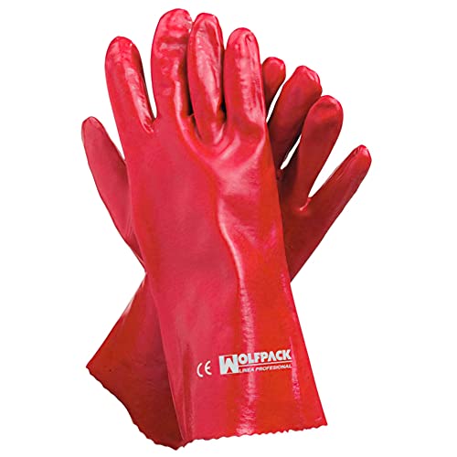 Maurer 15031095 - Guante Pvc Rojo 35 cm.